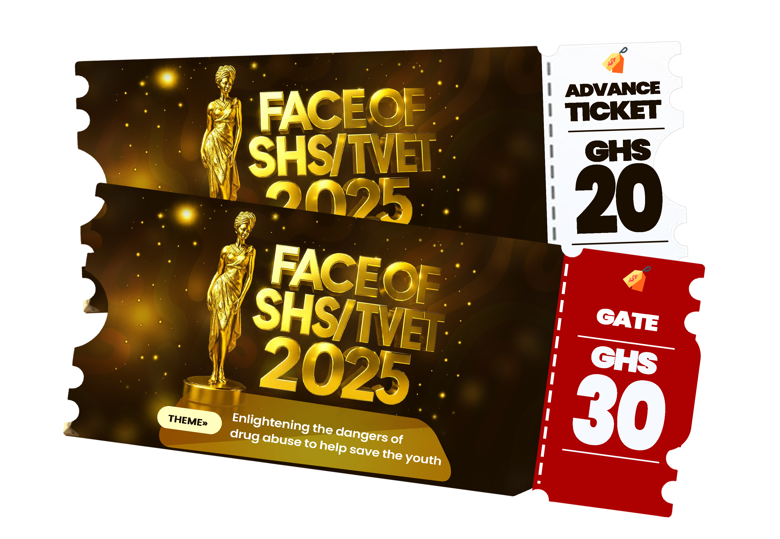 Get your Face of SHS/TVET ticket!